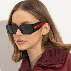 NEW GUCCI GG1860S 003 BURGUNDY/BLUE UNISEX SUNGLASSES GUCCI